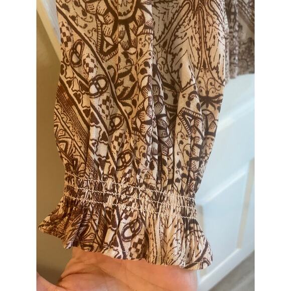 Free People Little Runaway Blouse size small - Picture 4 of 12